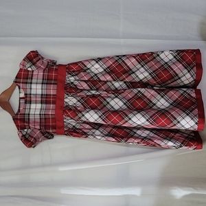 Gymboree Red and White Plaid Holiday Dress